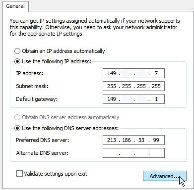 Adapter IPv4