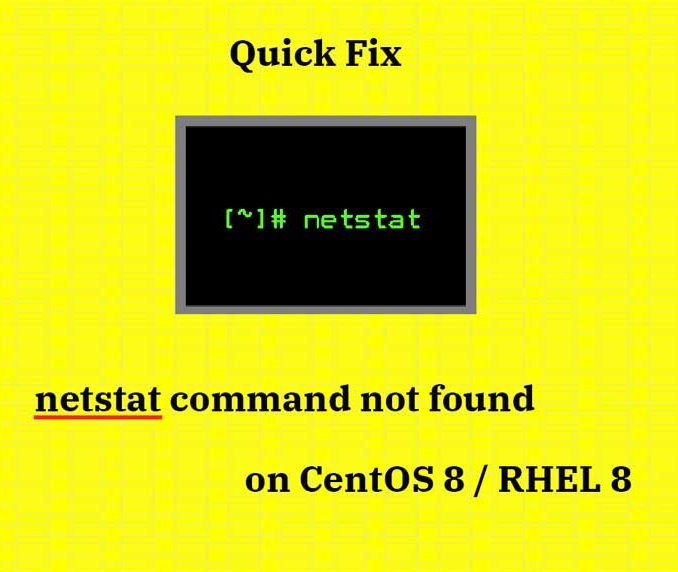 رفع مشکل عدم وجود دستور netstat در CentOS و RHEL