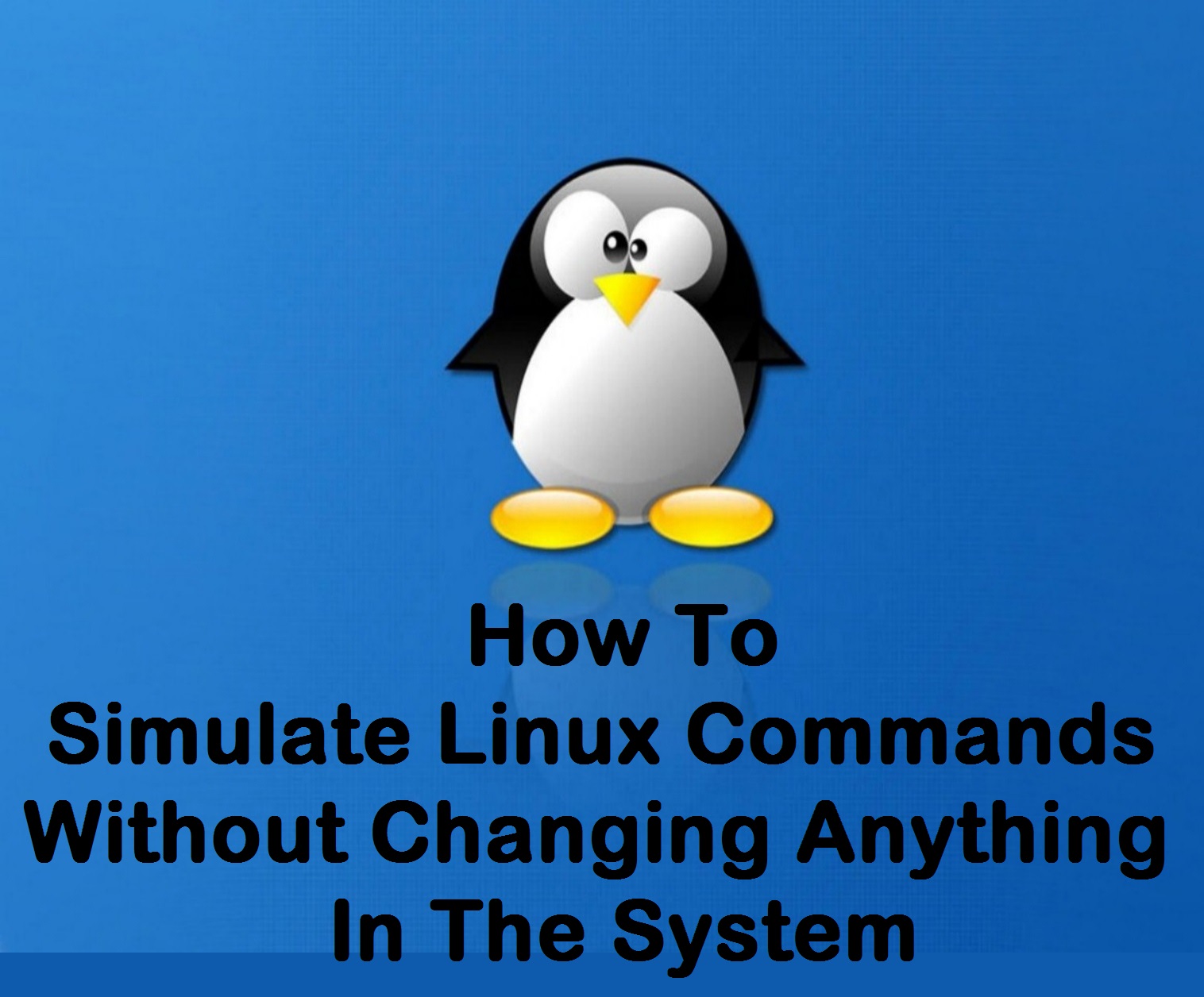 شبیه سازی دستورات لینوکس بدون ایجاد تغییر در سیستم