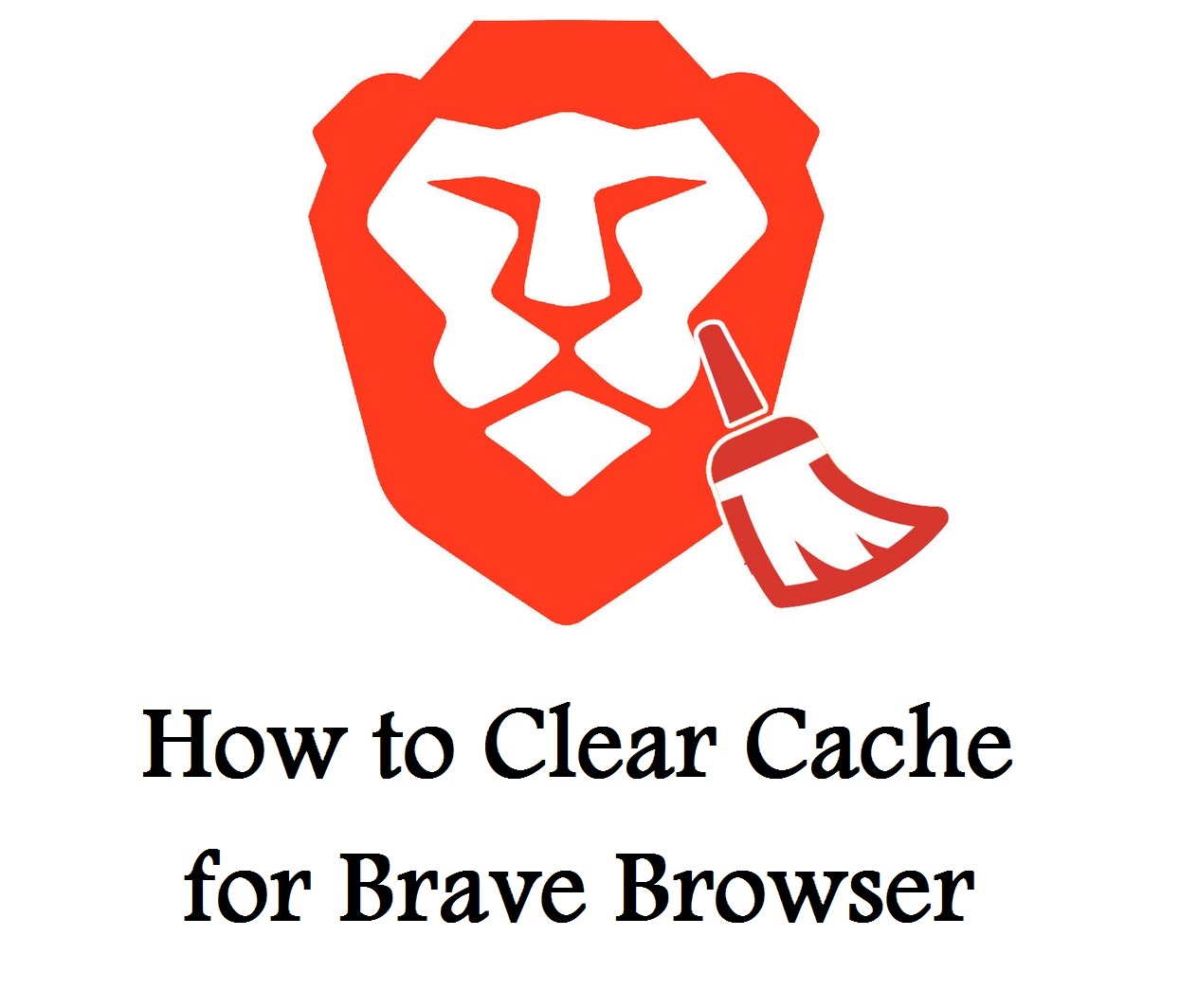 پاک کردن cache برای مرورگر Brave